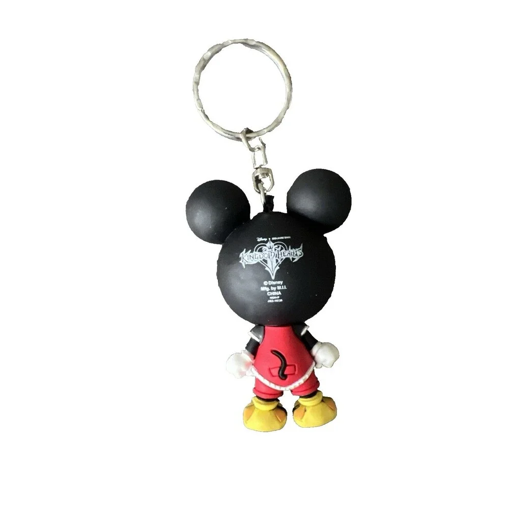 Kingdom Hearts Series 4 3D Monogram Figural  PVC Keychain - Mickey NWOT